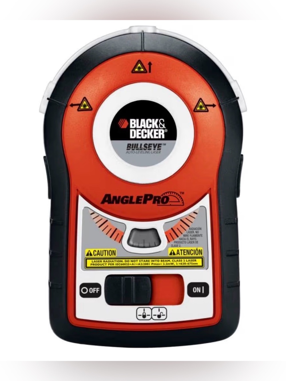 Black & Decker AnglePro Laser Leveler - Orange and Black